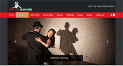 Desktop Screenshot of dancedomain.co.za